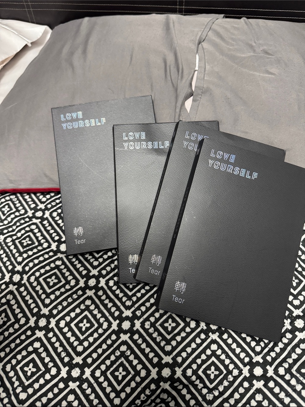 LOVE YOURSELF 'Tear' K-Pop Album CD - Black Holographic Design